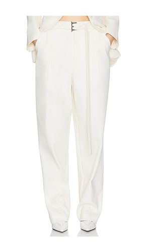 The Barrel Pant in White. - size L (also in M, S, XL, XS) - Helsa - Modalova