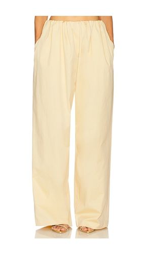 Cotton Twill Puff Pant in Yellow. - size S (also in XS, XXS) - Helsa - Modalova