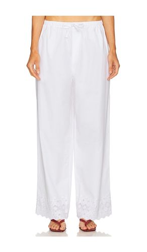 The Summer Pant With Vintage Swiss Embroidery in . - size M (also in S, XL, XS, XXS) - Helsa - Modalova