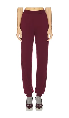 Kerstin Knit Jogger in Burgundy. - size S (also in XL, XS, XXS) - Helsa - Modalova