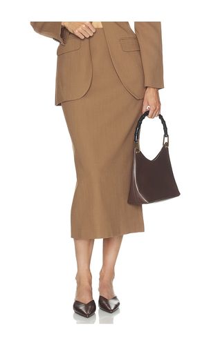 Wool Blend Pencil Skirt in . Taglia L. Also in M, S, XL, XS - Helsa - Modalova