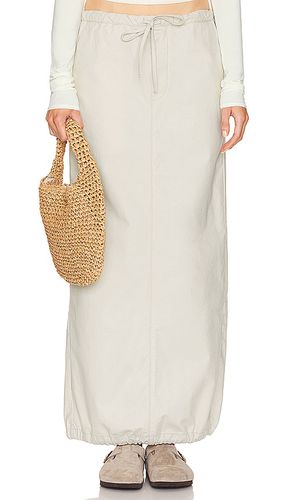 Workwear Drawcord Maxi Skirt in Beige. - size M (also in L, S, XL, XS, XXS) - Helsa - Modalova