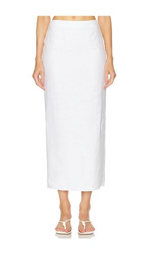 Linen Maxi Skirt in White. - size M (also in L, S, XL, XS, XXS) - Helsa - Modalova