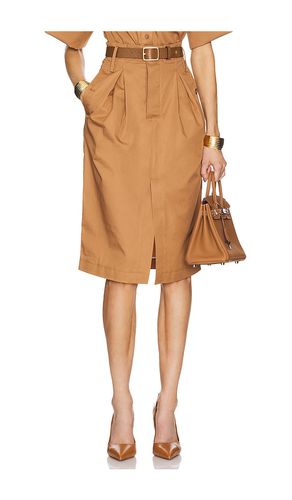 Paperbag Skirt in Tan. - size L (also in M, S, XL, XS, XXS) - Helsa - Modalova