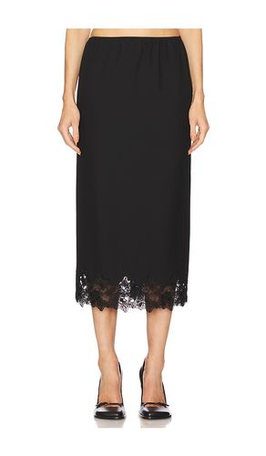 Suit Midi Skirt With Lace in . - size M (also in XS, XXS) - Helsa - Modalova