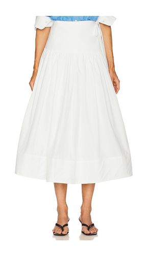 Midi Wrap Skirt in Tech Poplin in . - size L (also in M, S, XL, XS, XXS) - Helsa - Modalova