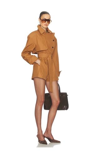 The Short Trench Jumpsuit in . Size S. Also in XS - Helsa - Modalova
