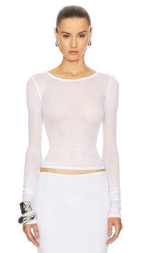 Mesh Long Sleeve Tee in . Taglia M, S - Helsa - Modalova