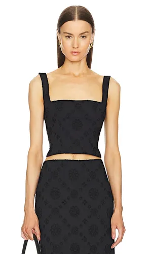 Eyelet Corset Top in . Size S. Also in XXS - Helsa - Modalova