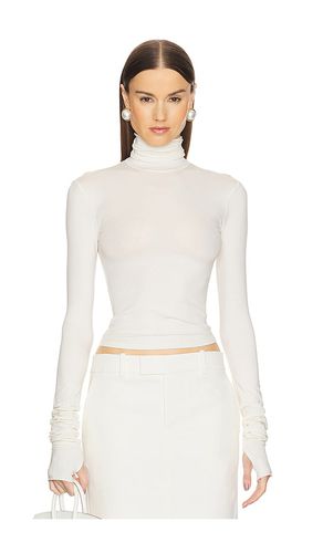 Cuello vuelto long sleeve en color talla M en - Cream. Talla M (también en XL) - Helsa - Modalova