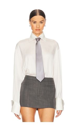 The Relaxed Silk Shirt in . - size L (also in M, XL, XS) - Helsa - Modalova