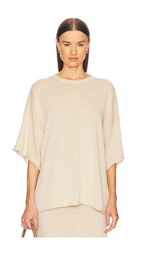 Palmer Knit Top in Neutral. - size L (also in M, S, XS, XXS) - Helsa - Modalova