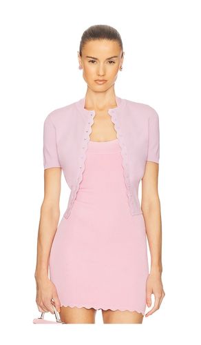 Elvira Cardigan Top in Pink. - size L (also in M, S, XXS) - Helsa - Modalova