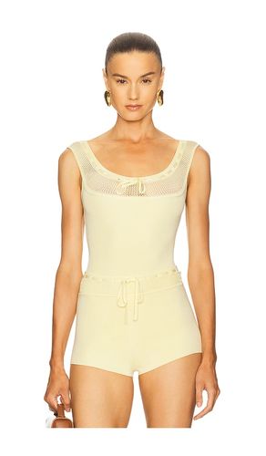 Brie Bodysuit in Yellow. - size L (also in M, S, XL) - Helsa - Modalova