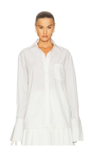 Classic Oversized Shirt in Tech Poplin in . - size L (also in M, S, XS, XXS) - Helsa - Modalova