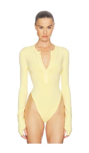 Bronya Knit Bodysuit in . Size M. Also in S, XL - Helsa - Modalova