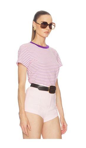 Little Boy Tee in Stripe in Purple. - size S (also in XXS) - Helsa - Modalova