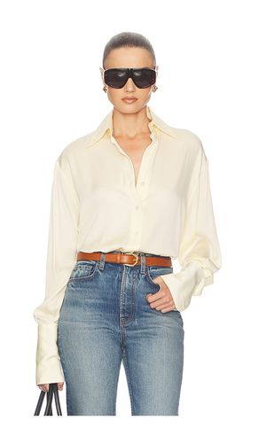 The Relaxed Silk Shirt in . - size M (also in S) - Helsa - Modalova