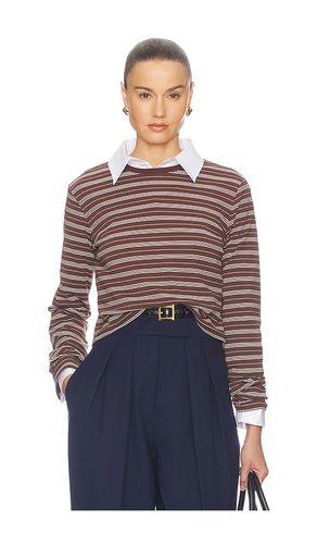 OBERTEIL THE RIB LONG SLEEVE TEE IN STRIPE IN STRIPE in . Größe L. Also in M, S, XL, XS, XXS - Helsa - Modalova