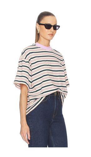 The Boxy Tee in Stripe in . Size XS. Also in S - Helsa - Modalova
