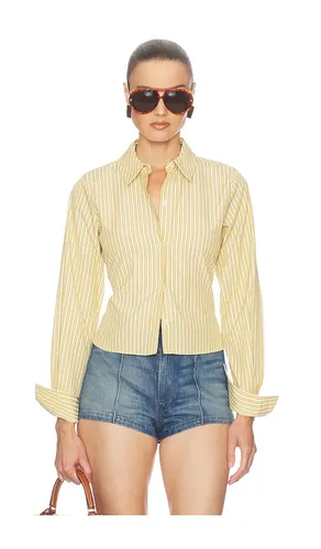 Stripe Poplin Fitted Shirt in . Size XL. Also in M, XS, XXS - Helsa - Modalova