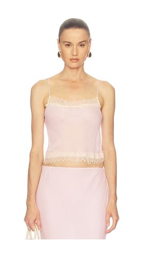 Viscose Georgette Cami With Lace in . Size S. Also in XS, M, L - Helsa - Modalova