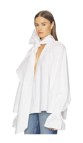 Voluminous Blouse in Heavy Poplin in . Size L. Also in M, S - Helsa - Modalova