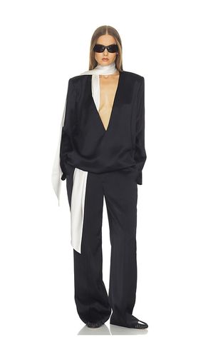 Popover With Attached Scarf in Double Face Satin in . Taglia M. Also in S - Helsa - Modalova