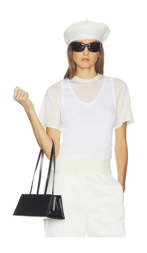 Pillar Layered Knit Tee in . - size L (also in M, S, XL, XS, XXS) - Helsa - Modalova