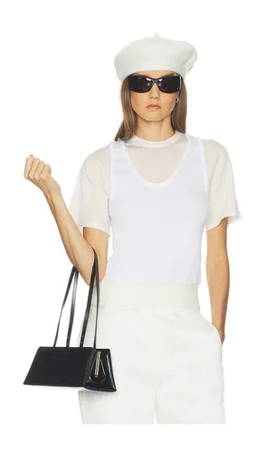 Pillar Layered Knit Tee in . - size XXS (also in XS, S, M, L, XL) - Helsa - Modalova