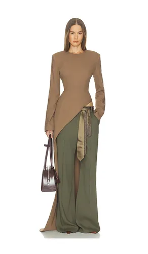 Wool Blend Asymmetrical Tunic in . Size M. Also in S, XS - Helsa - Modalova