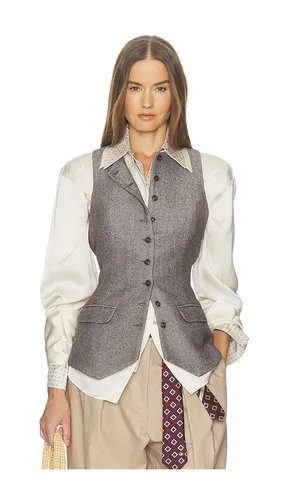 MANTEL ITALIAN HERRINGBONE WAISTCOAT in . Größe L. Also in M, S, XS, XXS - Helsa - Modalova