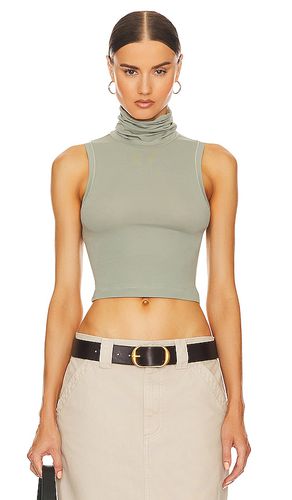 Jersey Cropped Turtleneck Tank in . - size L (also in XL) - Helsa - Modalova