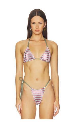 Double String Bikini Top in Green,Red. - size L (also in M, S, XL, XS) - Heavy Manners - Modalova