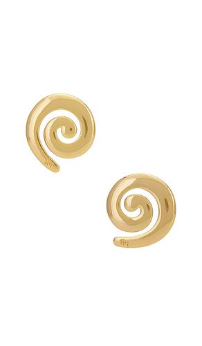 Spiral Earrings in Metallic - Heaven Mayhem - Modalova