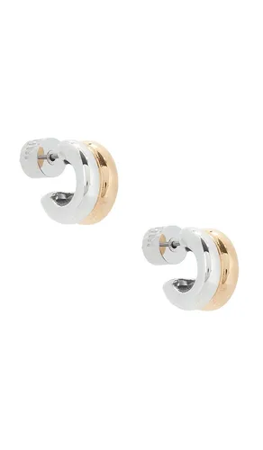 Pendientes de aro wes en color oro metálico talla all - Heaven Mayhem - Modalova