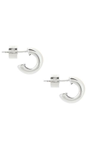 Wes Hoops Earrings in Metallic - Heaven Mayhem - Modalova