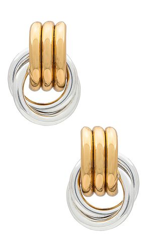 Mini Knot Mixed Earring in Metallic ,Metallic - Heaven Mayhem - Modalova