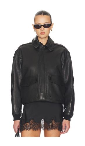 Leather Bomber in . Size L. Also in M - HOMMEgirls - Modalova