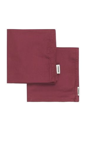 Pillowcase Pair in Burgundy. - size STANDARD (also in ) - Hommey - Modalova