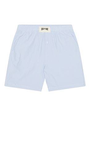 Seersucker Box Fit Shorts in Baby Blue. - size L (also in M, S, XL/1X) - House of Sunny - Modalova