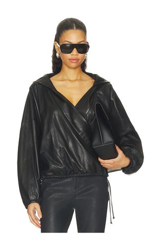 Sisi Leather Hooded Blouse in . Größe 32. Also in 34, 36, 38, 40 - HERSKIND - Modalova