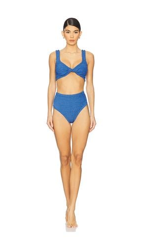 Hunza G Jamie Bikini Set in Blue - Hunza G - Modalova