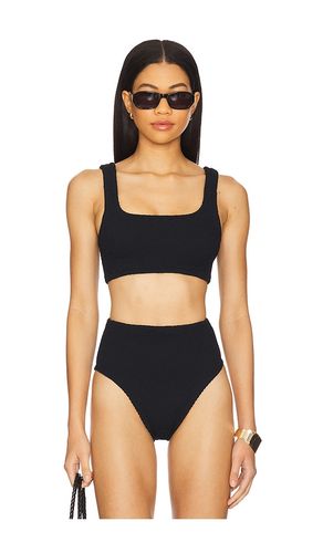 Hunza G Xandra Bikini Top in Black - Hunza G - Modalova