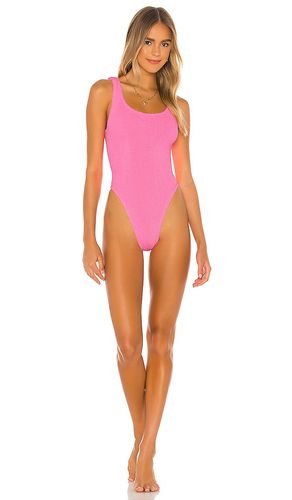 Classic Square Neck One Piece in Pink - Hunza G - Modalova