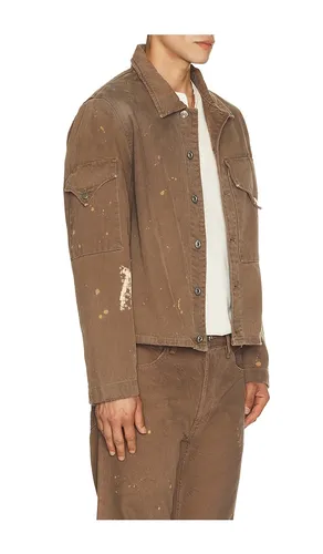 Flap Shirt in Brown. - size M (also in L, XL/1X) - Hudson Jeans - Modalova