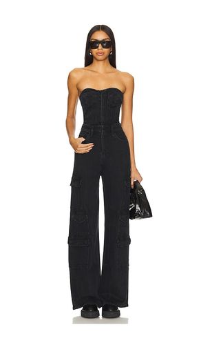 Bustier Cargo Jumpsuit in Black. - size 24 (also in 26) - Hudson Jeans - Modalova