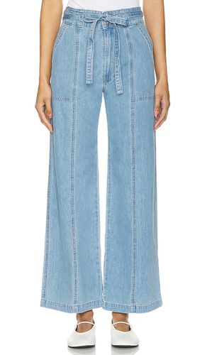 Tie Waist Wide Leg in Blue. - size 23 (also in 24, 25, 26, 33, 34) - Hudson Jeans - Modalova