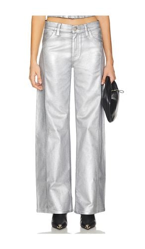 Lexi Seamed Wide Leg in Metallic Silver. - size 23 (also in 25, 26, 27, 28, 29, 30, 31) - Hudson Jeans - Modalova