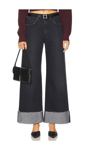 Jodie Seamed Front Yoke Wide Leg in Black. - size 23 (also in 24, 25, 26, 27, 28, 29, 30, 31, 32, 33, 34) - Hudson Jeans - Modalova